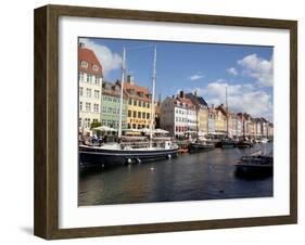Nyhavn, Copenhagen, Denmark, Scandinavia, Europe-Frank Fell-Framed Photographic Print