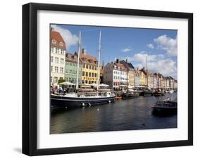 Nyhavn, Copenhagen, Denmark, Scandinavia, Europe-Frank Fell-Framed Photographic Print