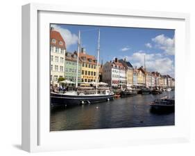 Nyhavn, Copenhagen, Denmark, Scandinavia, Europe-Frank Fell-Framed Photographic Print