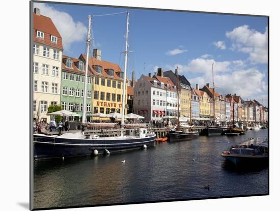 Nyhavn, Copenhagen, Denmark, Scandinavia, Europe-Frank Fell-Mounted Photographic Print
