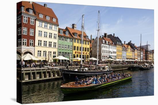 Nyhavn, Copenhagen, Denmark, Scandinavia, Europe-Yadid Levy-Stretched Canvas