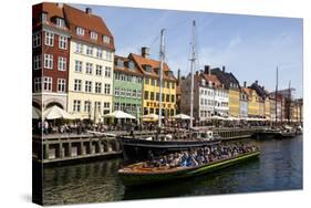 Nyhavn, Copenhagen, Denmark, Scandinavia, Europe-Yadid Levy-Stretched Canvas