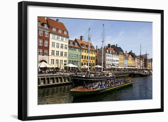 Nyhavn, Copenhagen, Denmark, Scandinavia, Europe-Yadid Levy-Framed Photographic Print