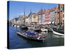 Nyhavn, Copenhagen, Denmark, Scandinavia-Hans Peter Merten-Stretched Canvas