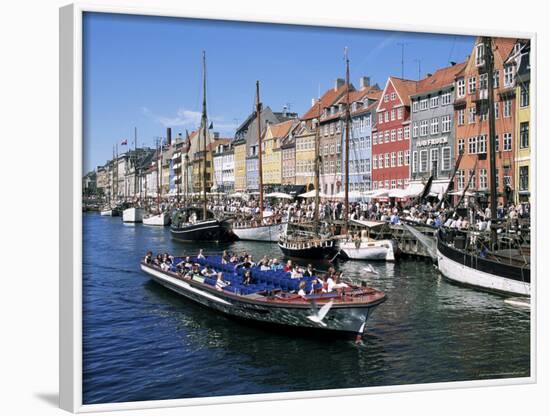 Nyhavn, Copenhagen, Denmark, Scandinavia-Hans Peter Merten-Framed Photographic Print