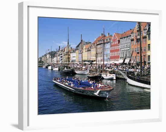 Nyhavn, Copenhagen, Denmark, Scandinavia-Hans Peter Merten-Framed Photographic Print