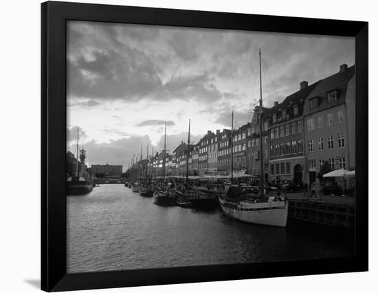 Nyhavn Harbour, Copenhagen, Denmark-Jon Arnold-Framed Photographic Print