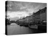 Nyhavn Harbour, Copenhagen, Denmark-Jon Arnold-Stretched Canvas