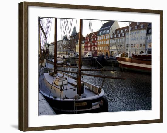 Nyhavn in Winter, Copenhagen, Denmark, Scandinavia-Sergio Pitamitz-Framed Photographic Print