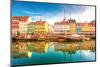 Nyhavn, Kopenhagen-LaMiaFotografia-Mounted Photographic Print