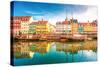 Nyhavn, Kopenhagen-LaMiaFotografia-Stretched Canvas