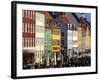 Nyhavn (New Harbour), Busy Restaurant and Bar Area, Copenhagen, Denmark, Scandinavia, Europe-Simon Montgomery-Framed Photographic Print