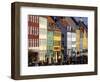 Nyhavn (New Harbour), Busy Restaurant and Bar Area, Copenhagen, Denmark, Scandinavia, Europe-Simon Montgomery-Framed Photographic Print