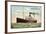 Nyk Line, S.S. Kashima Marus, Dampfer, Steamer-null-Framed Giclee Print