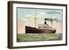 Nyk Line, S.S. Kashima Marus, Dampfer, Steamer-null-Framed Giclee Print