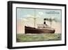 Nyk Line, S.S. Kashima Marus, Dampfer, Steamer-null-Framed Giclee Print