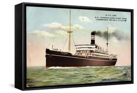 Nyk Line, S.S. Kashima Marus, Dampfer, Steamer-null-Framed Stretched Canvas