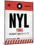 NYL Yuma Luggage Tag I-NaxArt-Mounted Art Print