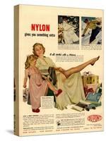 Nylon by DuPont, Nylons Stockings Hosiery, USA, 1940-null-Stretched Canvas