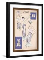 Nylon in Corsetry, 1940-null-Framed Art Print