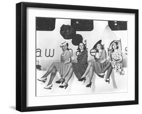 Nylon Publicity Photo, New York World's Fair, 1939 (B/W Photo)-American Photographer-Framed Giclee Print