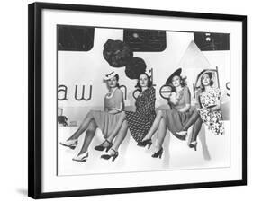 Nylon Publicity Photo, New York World's Fair, 1939 (B/W Photo)-American Photographer-Framed Giclee Print