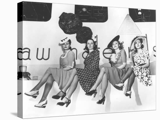 Nylon Publicity Photo, New York World's Fair, 1939 (B/W Photo)-American Photographer-Stretched Canvas