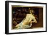 Nymph and Satyr-Annibale Carracci-Framed Giclee Print