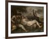 Nymph and Shepherd, 1570-75-Titian-Framed Giclee Print