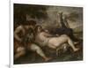 Nymph and Shepherd, 1570-75-Titian-Framed Giclee Print