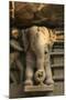 Nymph and the Elephant, Khajuraho, Madhya Pradesh, India-Jagdeep Rajput-Mounted Photographic Print