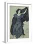 Nymph Echo. Costume Design for the Ballet Narcisse by N. Tcherepnin, 1911-Léon Bakst-Framed Giclee Print