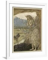 Nymph Echo-Arthur Rackham-Framed Art Print