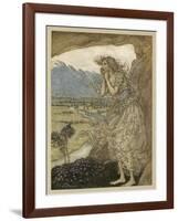 Nymph Echo-Arthur Rackham-Framed Art Print