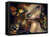 Nymph with Monarchs-Jasmine Becket-Griffith-Framed Stretched Canvas