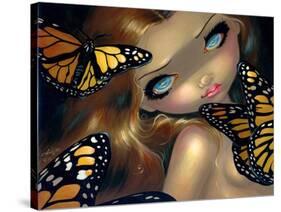 Nymph with Monarchs-Jasmine Becket-Griffith-Stretched Canvas