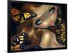 Nymph with Monarchs-Jasmine Becket-Griffith-Framed Art Print