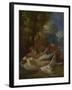 Nymph with Satyrs, Ca 1627-Nicolas Poussin-Framed Giclee Print