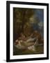 Nymph with Satyrs, Ca 1627-Nicolas Poussin-Framed Giclee Print