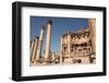 Nymphaeum monument consecrated to the nymphs, Jerash, Jordan, Middle East-Francesco Fanti-Framed Photographic Print