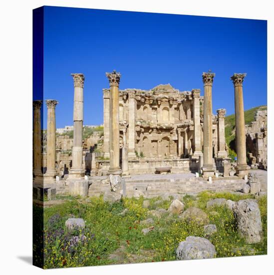 Nymphaeum (Public Fountain), 2nd Century Ad, of the Roman Decapolis City, Jordan, Middle East-Christopher Rennie-Stretched Canvas