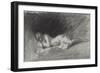 Nymphe endormie-Jean Jacques Henner-Framed Giclee Print