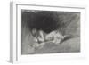 Nymphe endormie-Jean Jacques Henner-Framed Giclee Print