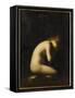 Nymphe qui pleure, réplique du tableau du Salon de 1884-Jean Jacques Henner-Framed Stretched Canvas