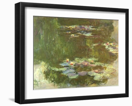 Nymphéas, 1881-Claude Monet-Framed Giclee Print