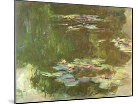 Nymphéas, 1881-Claude Monet-Mounted Giclee Print