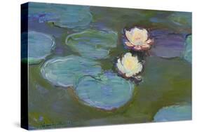 Nympheas, 1897-8-Claude Monet-Stretched Canvas