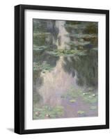 Nymphéas, 1907-Claude Monet-Framed Giclee Print