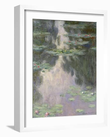Nymphéas, 1907-Claude Monet-Framed Giclee Print
