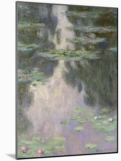 Nymphéas, 1907-Claude Monet-Mounted Giclee Print